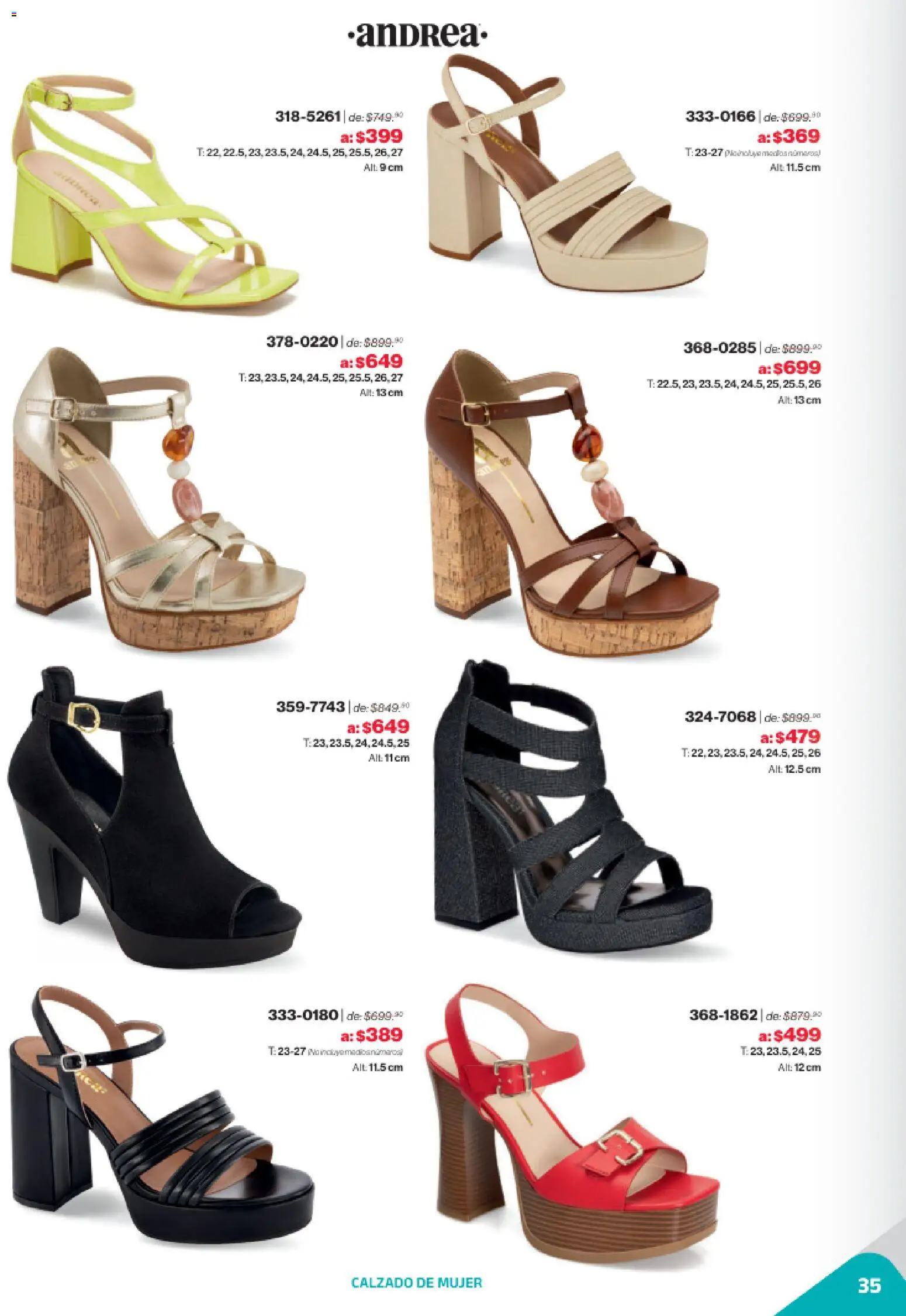 Nuevas ofertas de Andrea válidas en toda la República Mexicana desde el 02.11.2025. ¡Encuentra las mejores ofertas en Andrea catálogo Outlet! | Página: 35