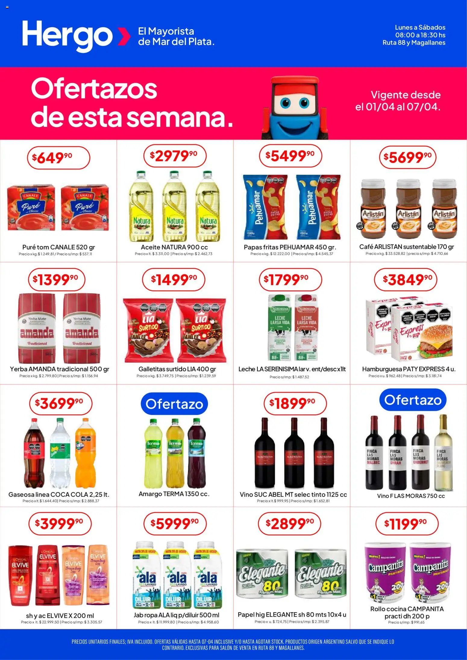 Hergo catálogo │ válido desde el 01.04.2026 | Página: 1 | Productos: Mate, Cocina, Aceite, Vino