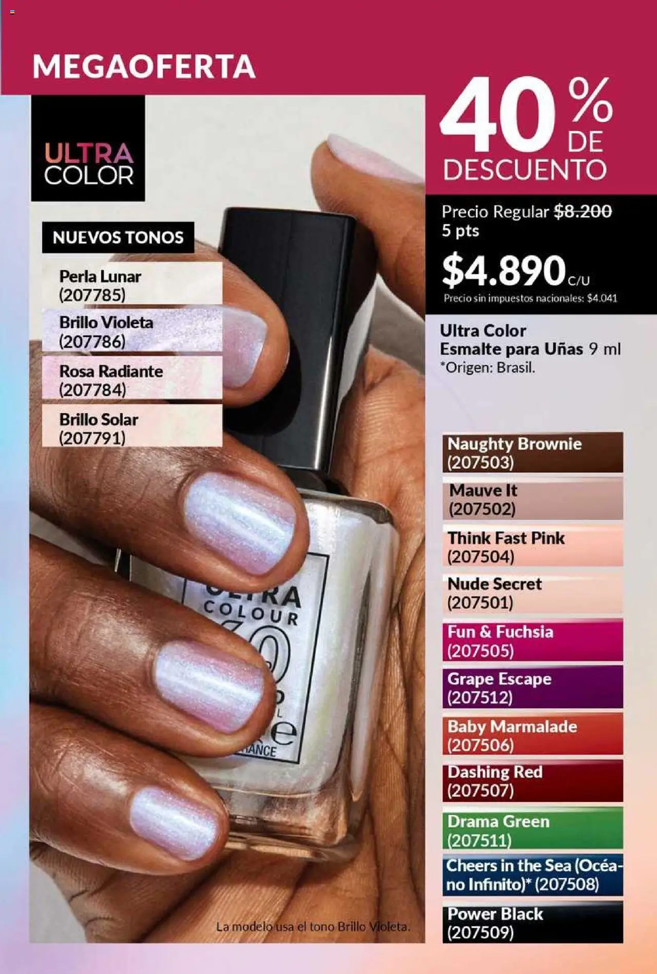 Catálogo AVON Campaña 11/2025 │ válido desde el 23.09.2025 | Página: 22 | Productos: Brillo, Radiante