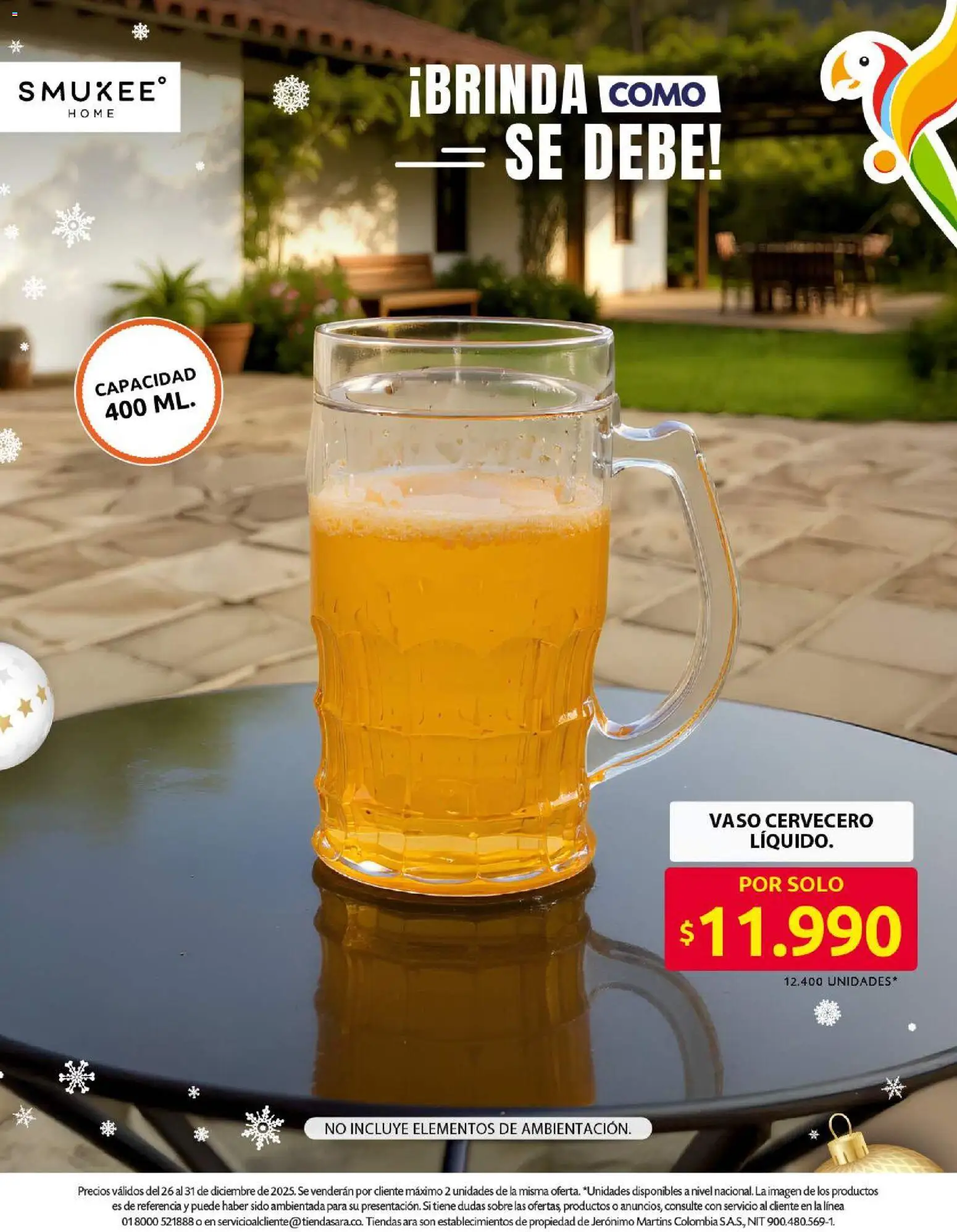 Ara revista - valida desde el 26.12.2025 | Página: 9 | Productos: Sobre