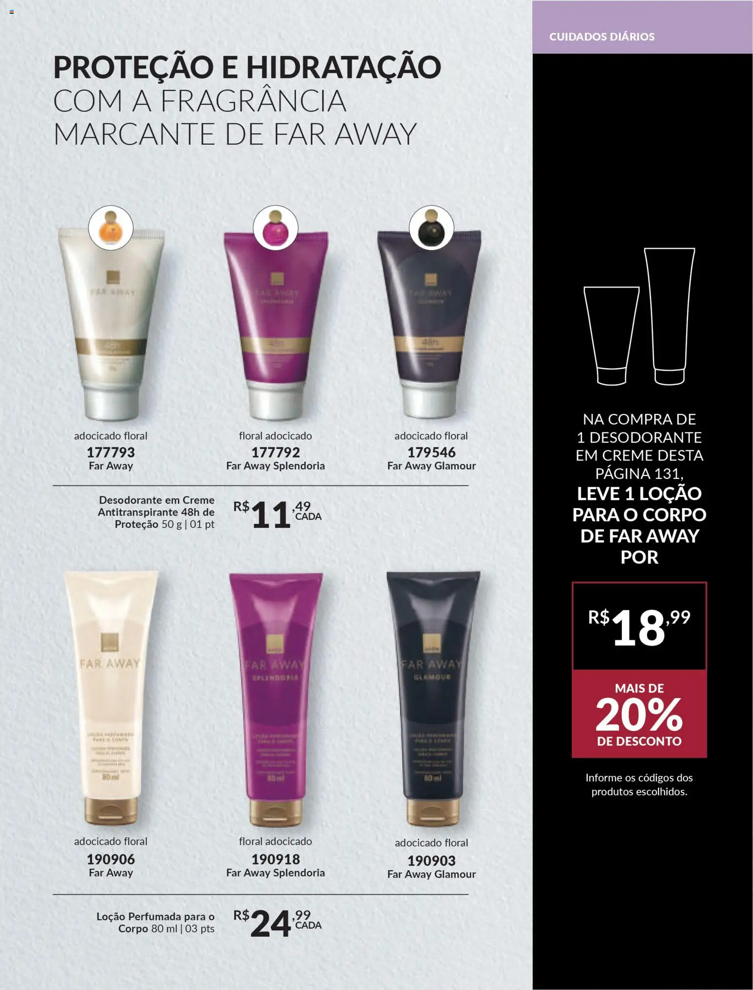 Avon Folheto - válido de 06.01.2026 | Página: 131 | Produtos: Fragrância, Desodorante, Creme