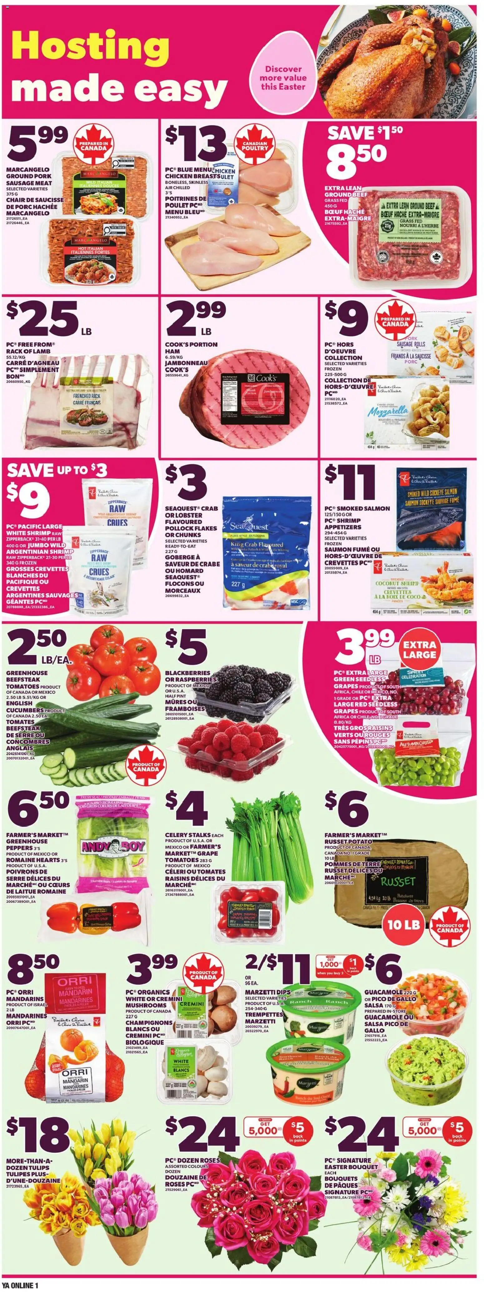 Independent Grocer flyer valid from 02.04.2026 | Page: 3 | Products: Flakes, Chair, Chicken, Pork
