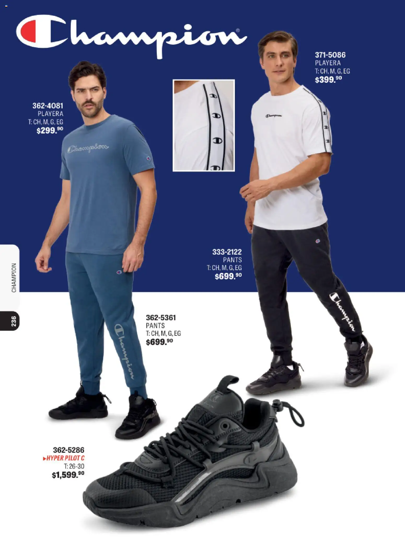 Nuevas ofertas de Andrea válidas en toda la República Mexicana desde el 31.10.2025. ¡Encuentra las mejores ofertas en Andrea catálogo Champion! | Página: 5 | Productos: Playera, Pants