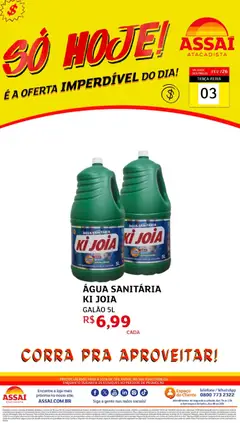 Encarte Assaí Atacadista - DF - Pré-Visualização do folheto da loja Assaí Atacadista, válido de 03.02.2026