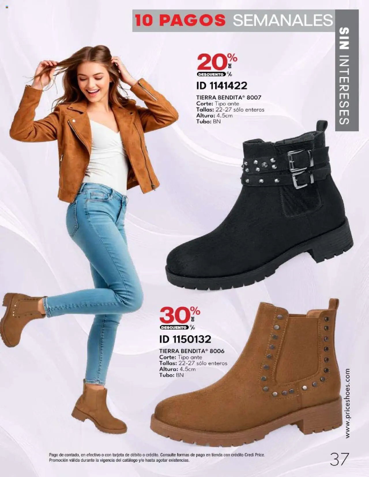 Nuevas ofertas de Price Shoes válidas en toda la República Mexicana desde el 14.10.2025. ¡Encuentra las mejores ofertas en Price Shoes - Catálogo - 10 Pagos sin Intereses! | Página: 35