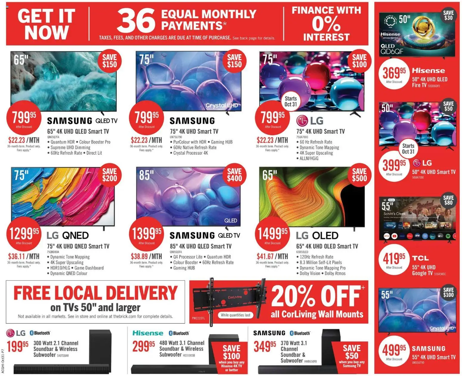 The Brick flyer valid from 28.10.2025 | Page: 17 | Products: Tv