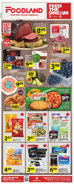 Preview of Foodland weekly flyer / circulaire from shop Foodland valid from 05.02.2026