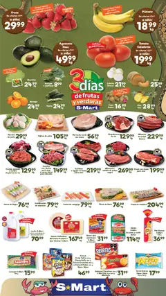 Vista previa de S-Mart folleto Monterrey, nuevo folleto de la tienda, válido en México a partir del 24.02.2026