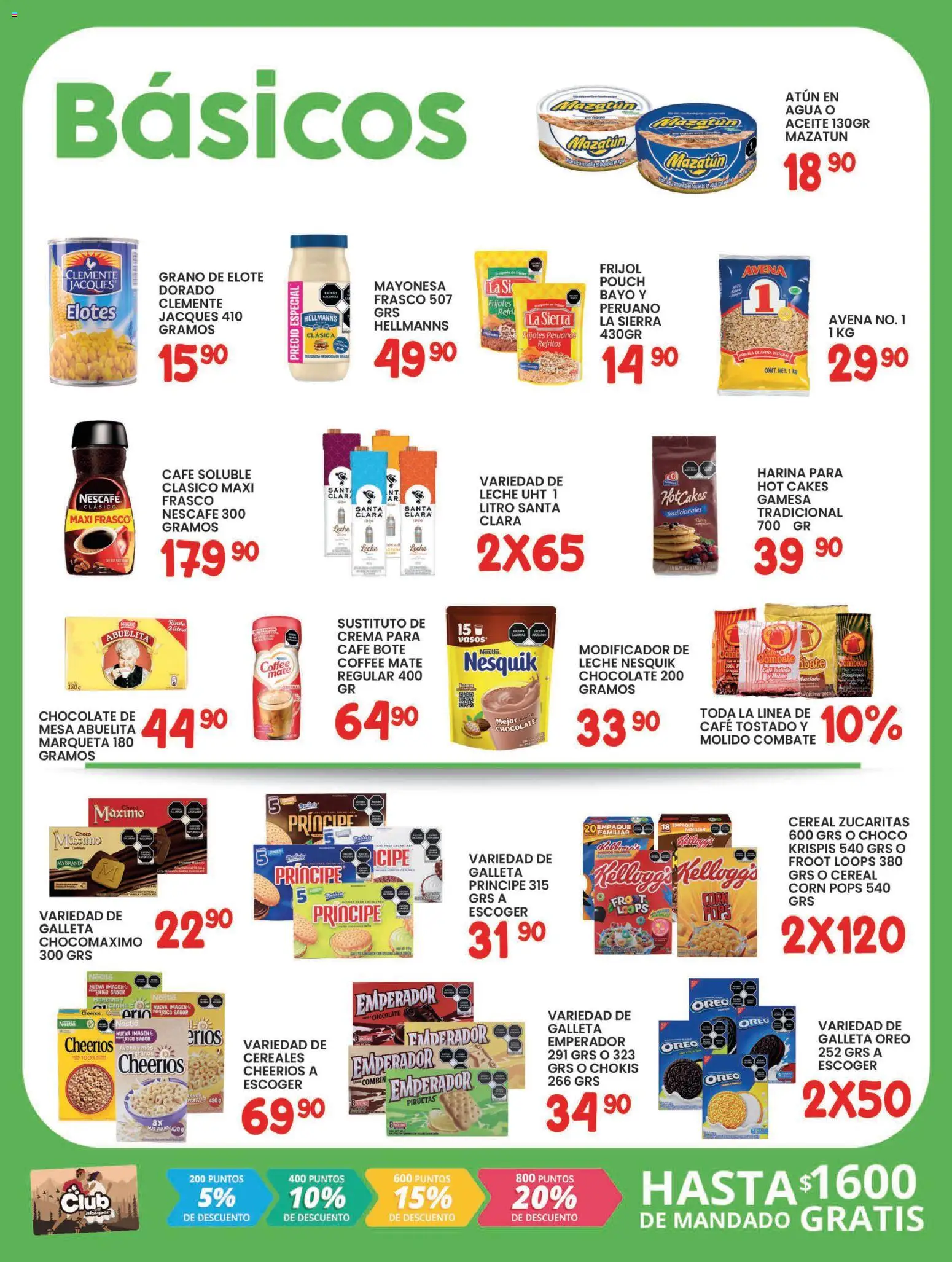 Nuevas ofertas de Alsuper válidas en toda la República Mexicana desde el 27.01.2026. ¡Encuentra las mejores ofertas en Alsuper folleto! | Página: 2 | Productos: Frasco, Leche, Café, Chocolate