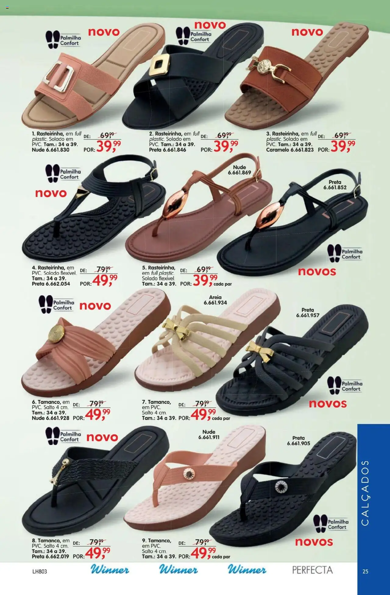 Quatro Estações Folheto - válido de 01.10.2025 | Página: 25 | Produtos: Areia, Rasteirinha, Palmilha