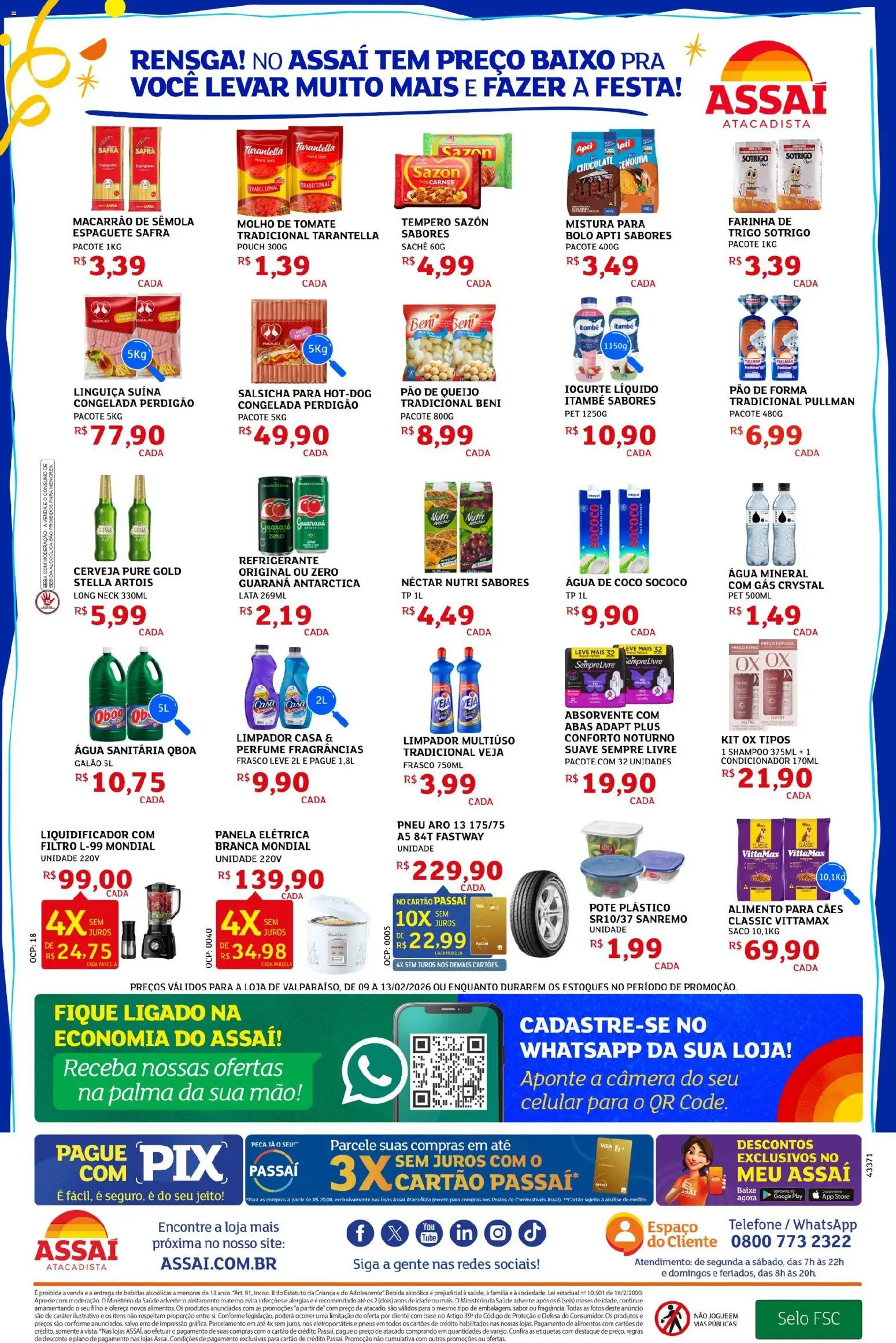 Assaí Atacadista Folheto - válido de 09.02.2026 | Página: 2