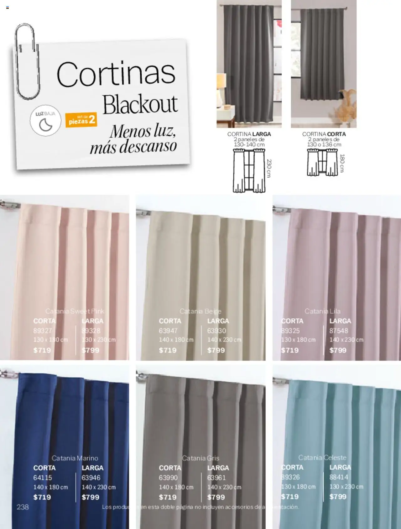 Nuevas ofertas de Vianney válidas en toda la República Mexicana desde el 07.03.2025. ¡Encuentra las mejores ofertas en Vianney catálogo Primavera! | Página: 242 | Productos: Cortinas