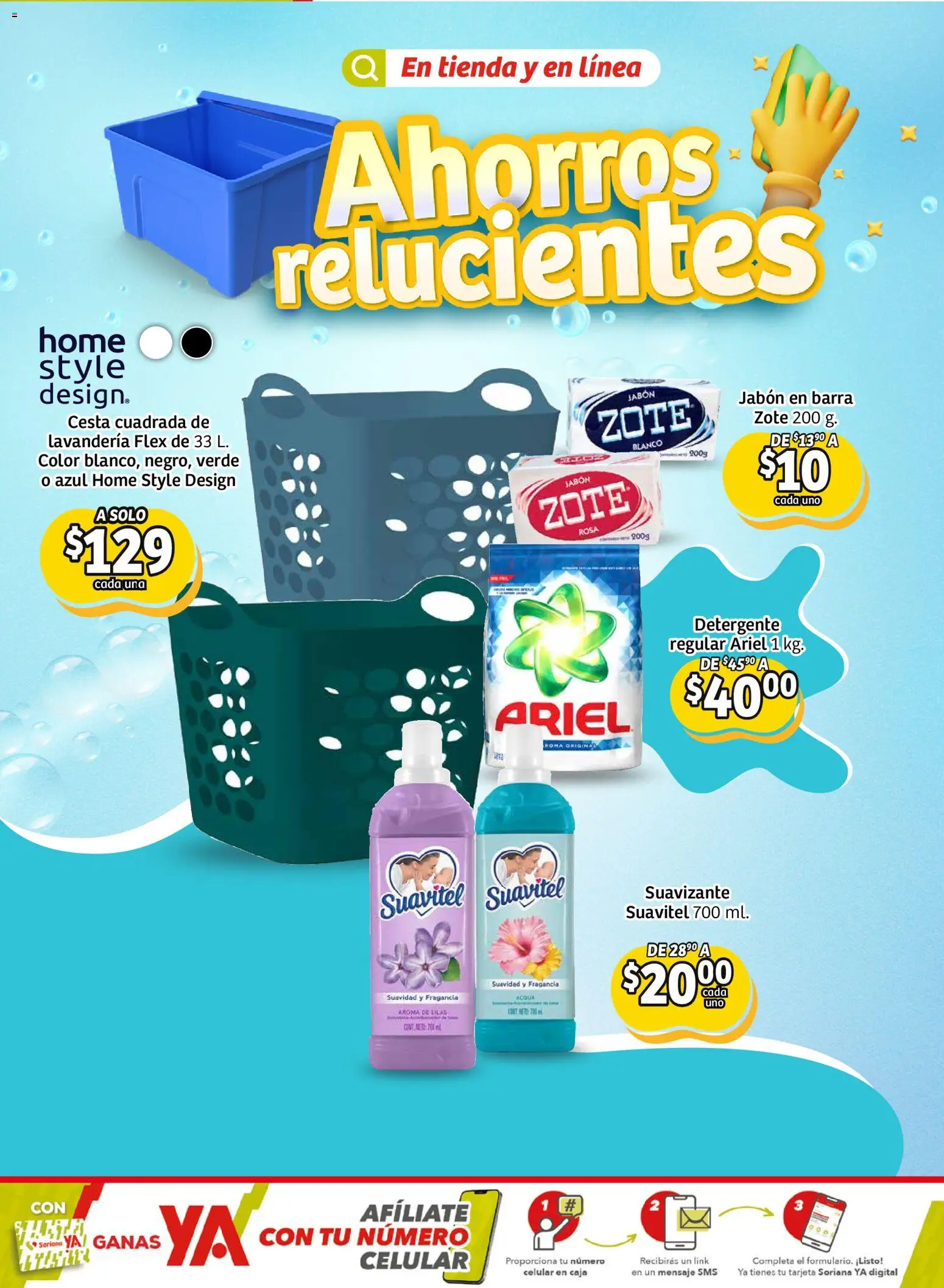 Nuevas ofertas de Soriana válidas en toda la República Mexicana desde el 02.01.2026. ¡Encuentra las mejores ofertas en Soriana - Pesito Valedor Mercado: Ags, Col, Gto, Jal, Mich! | Página: 8 | Productos: Detergente, Suavizante, Fragancia, Jabón