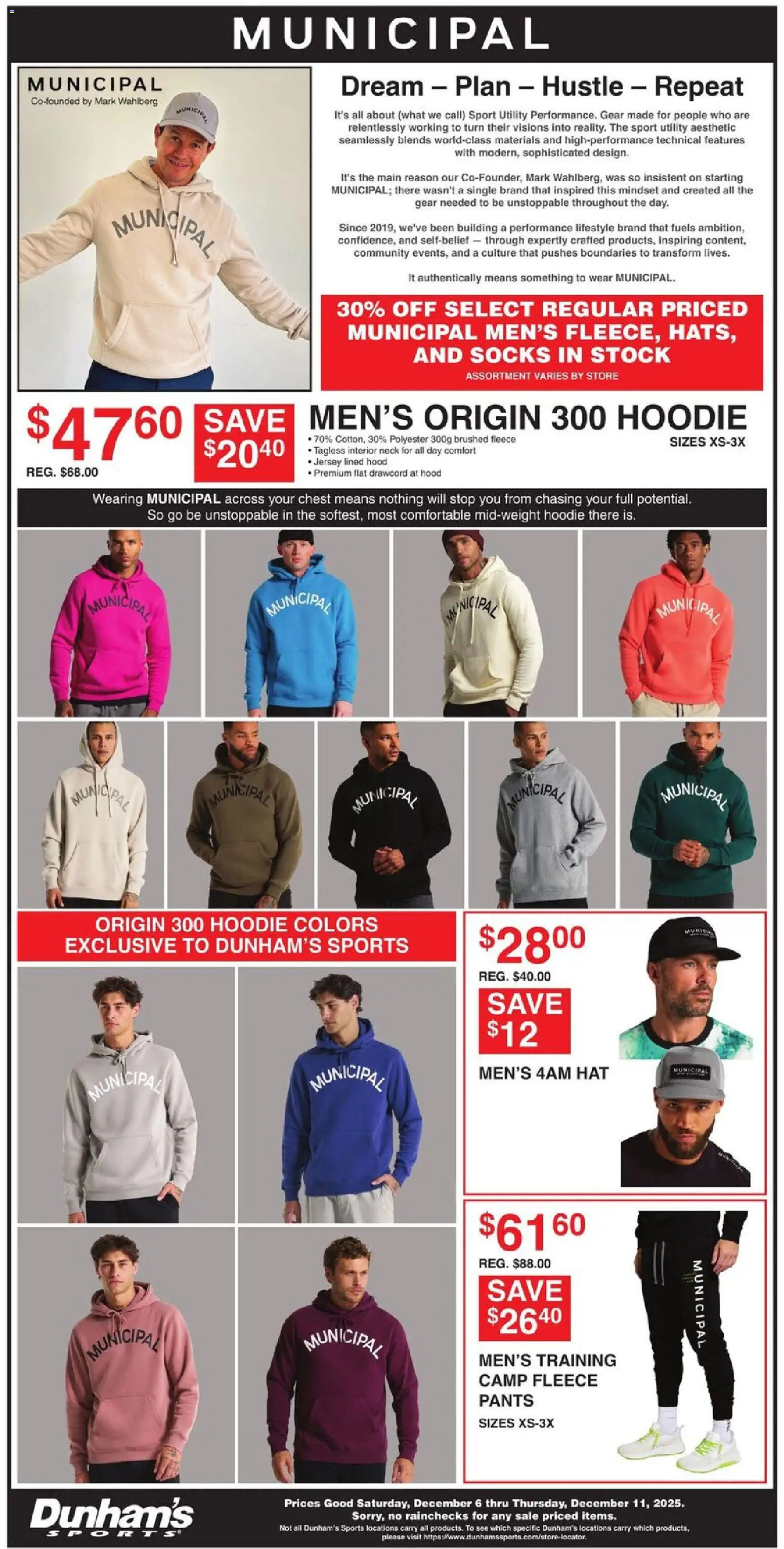 Dunham's Sports - Weekly - PA - valid from 06.12.2025 | Page: 4 | Products: Hoodie, Pants, Socks, Hat