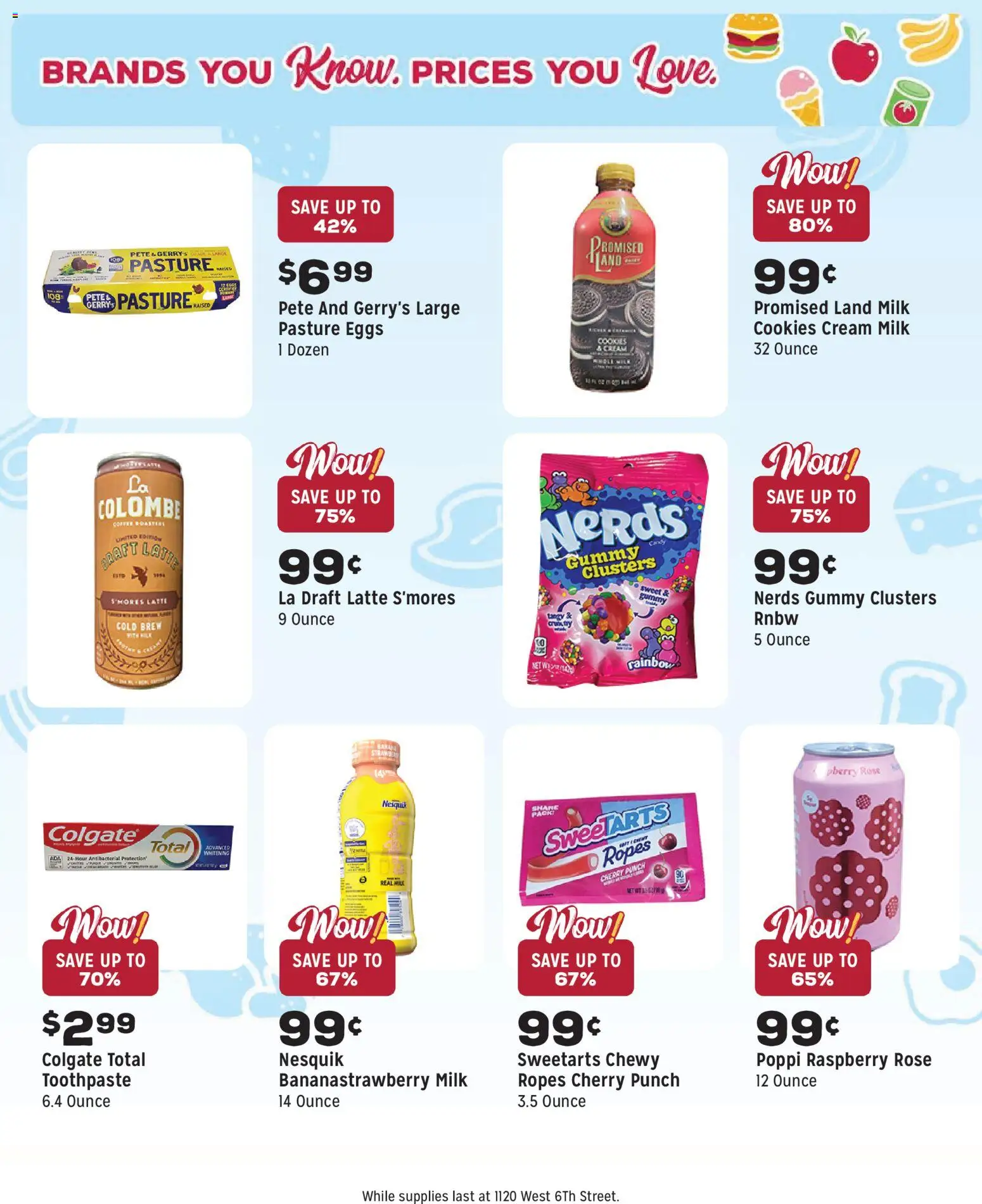 Grocery Outlet Weekly Ad - CA - valid from 19.11.2025 | Page: 10 | Products: Milk, Eggs, Toothpaste, Cookies