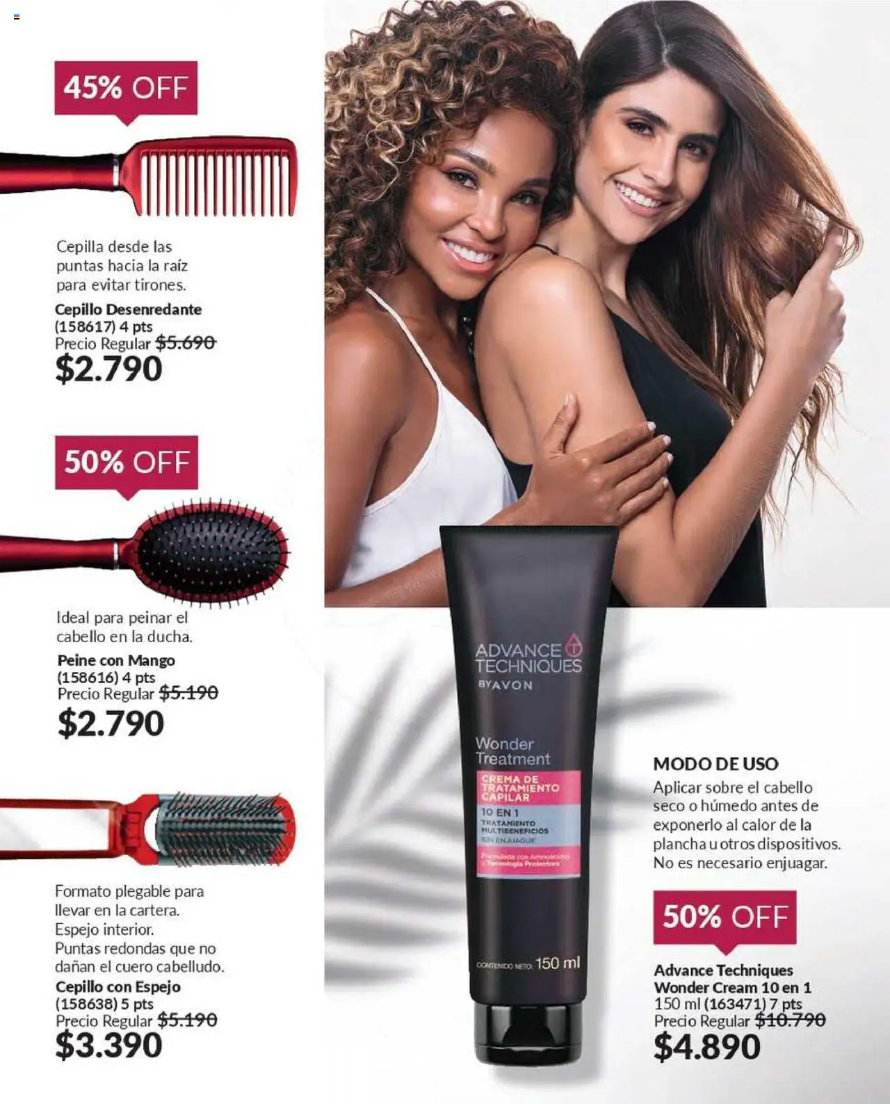 Catálogo Avon Campaña 12 │ válido desde el 22.07.2025 | Página: 118 | Productos: Mango, Plancha, Espejo, Sobre