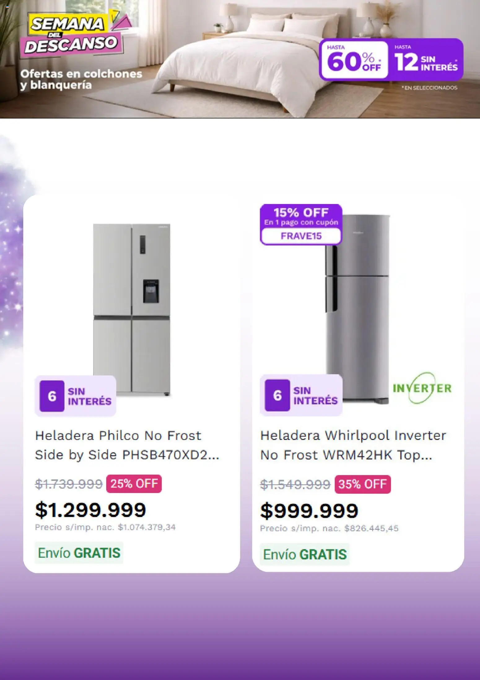 Frávega ofertas │ válido desde el 24.03.2026 | Página: 2 | Productos: Top, Heladera