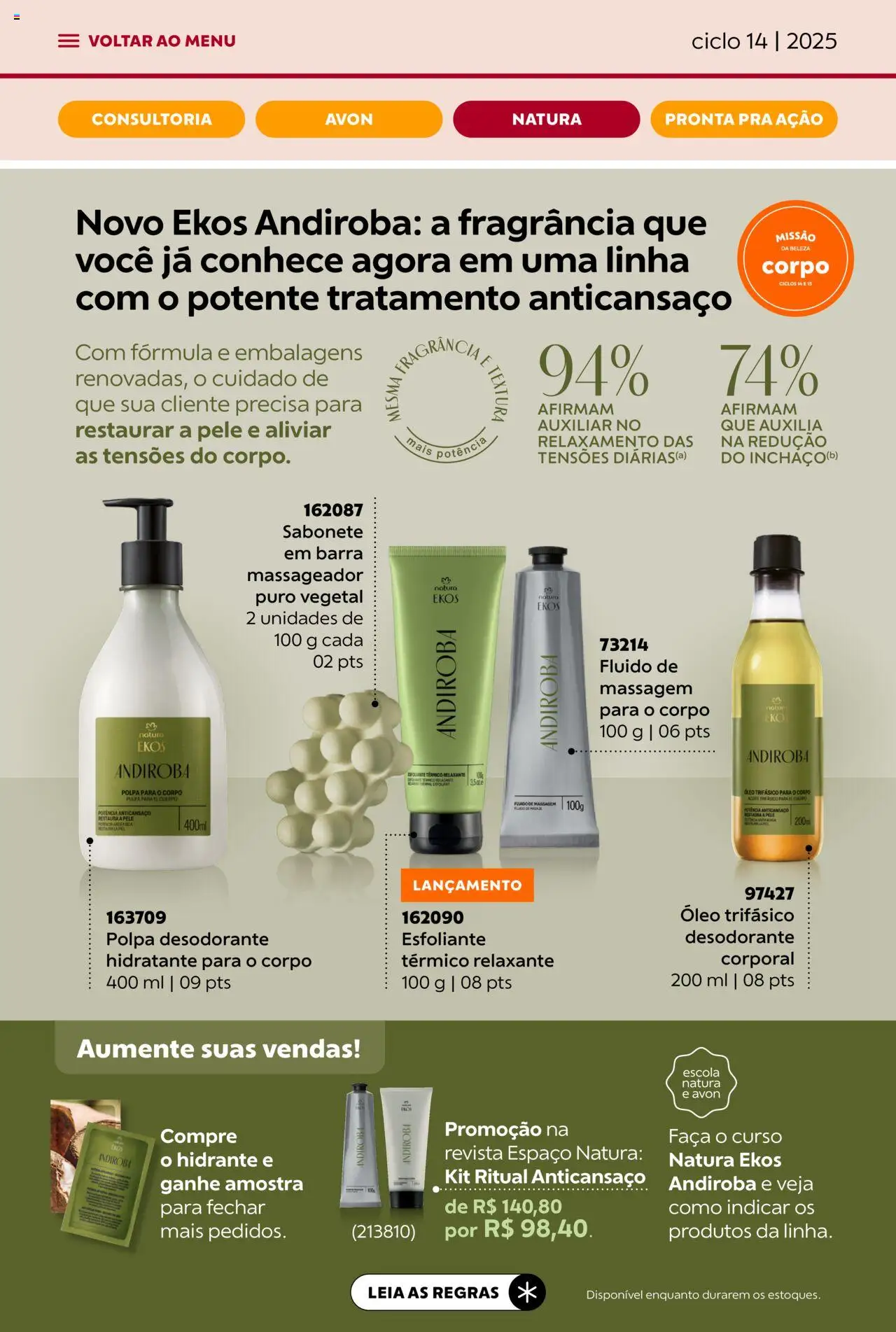 Avon Folheto - válido de 13.08.2025 | Página: 28 | Produtos: Fragrância, Revista, Faca, Sabonete