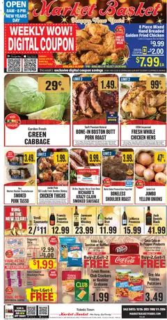 Preview of Market Basket weekly ads valid from 26.12.2025
