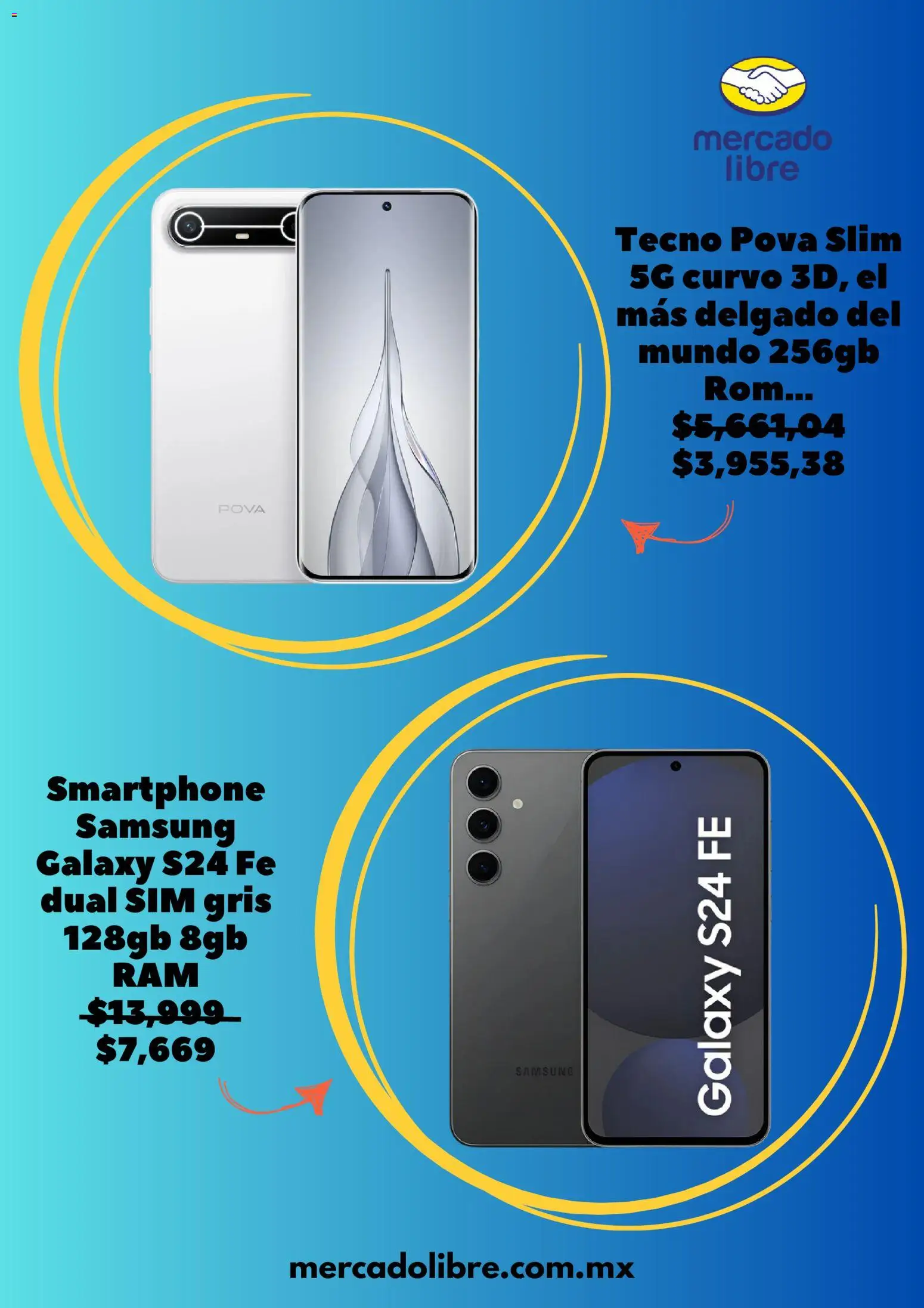 Nuevas ofertas de Mercado Libre válidas en toda la República Mexicana desde el 18.11.2025. ¡Encuentra las mejores ofertas en Mercado Libre catálogo! | Página: 3 | Productos: Smartphone