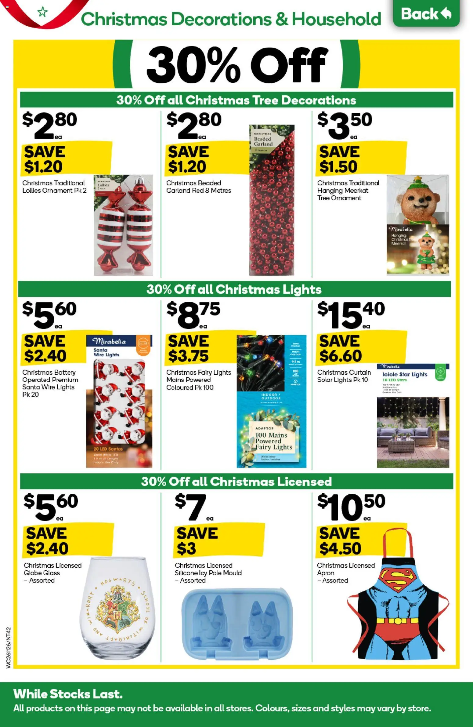 Woolworths catalogue - valid from 26.11.2025 | Page: 42 | Products: Curtain, Household, Lollies, Adaptor