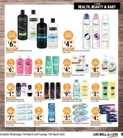 Preview of Supabarn catalogue  - valid from 11.03.2026 | Page: 9 | Products: Shampoo, Lotion, Cream, Body lotion