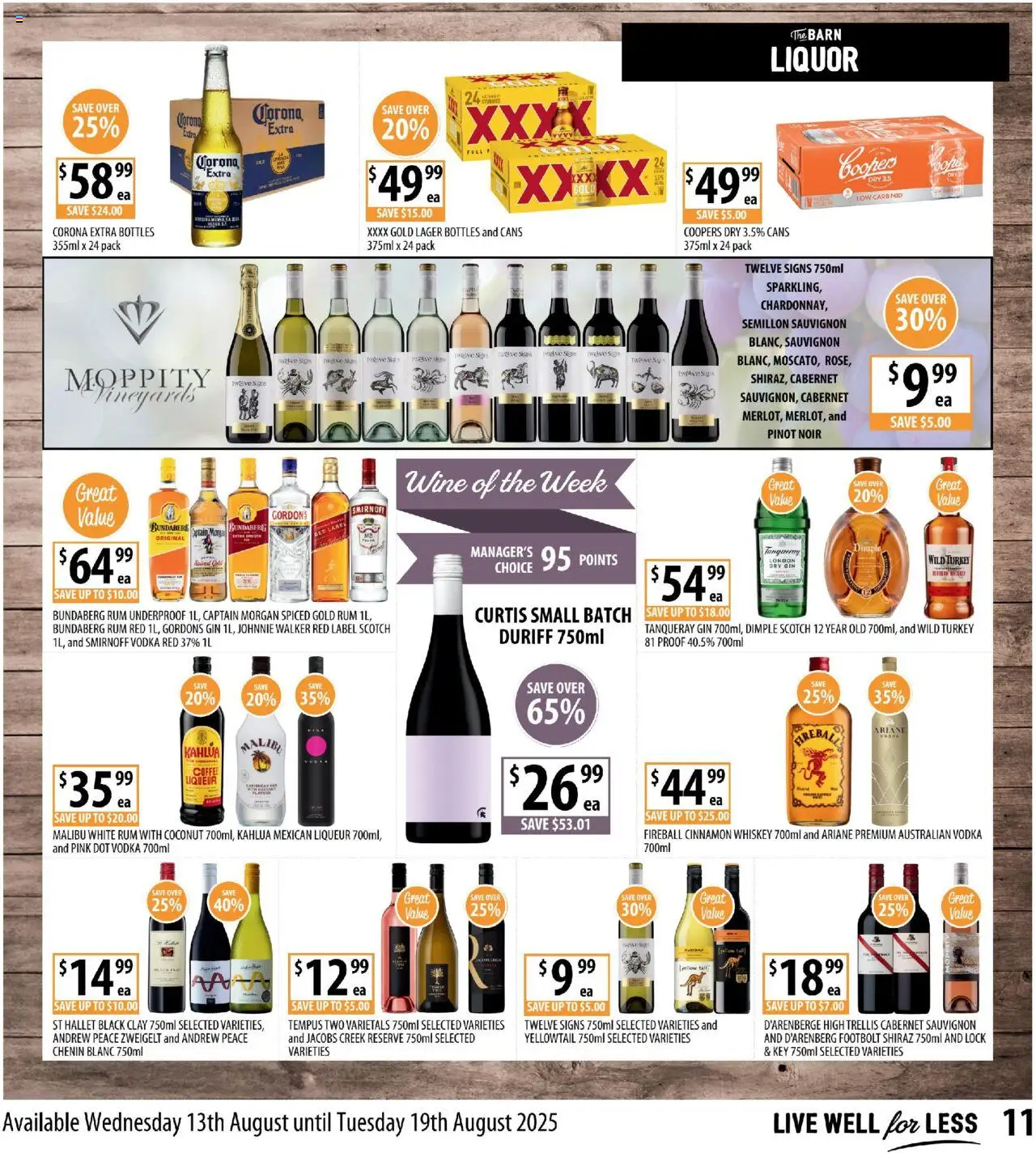 Supabarn catalogue - valid from 13.08.2025 | Page: 11 | Products: Gin, Whiskey, Scotch, Turkey