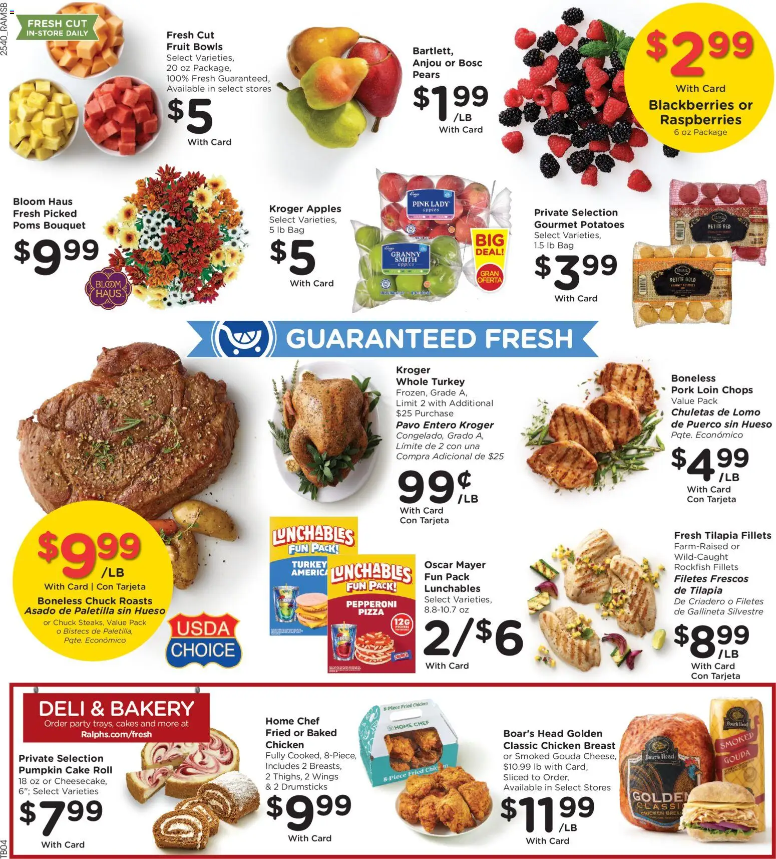 Ralphs Black Friday - valid from 05.11.2025 | Page: 11 | Products: Bakery, Pizza, Pumpkin, Bag