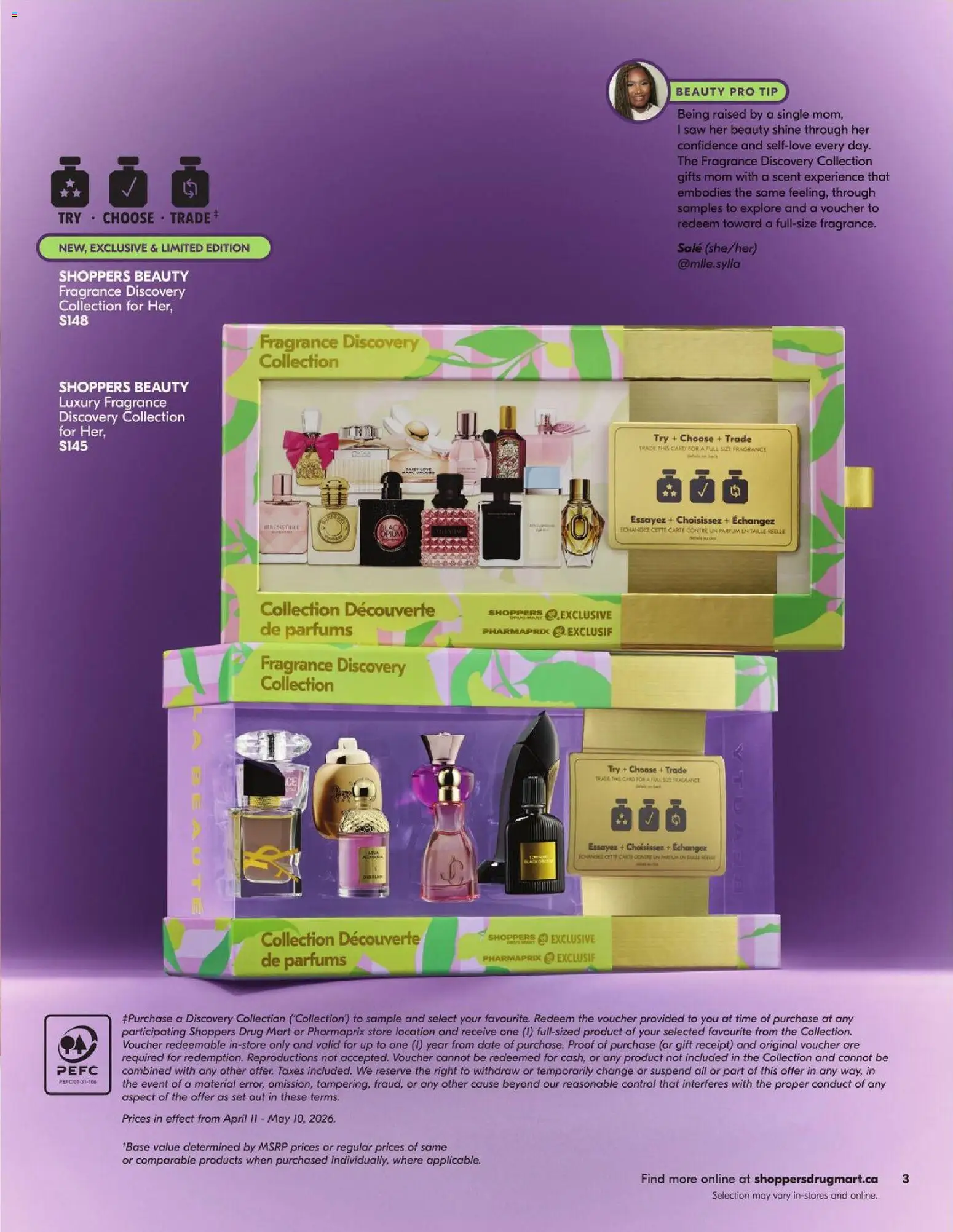 Shoppers flyer valid from 11.04.2026 | Page: 3 | Products: Fragrance