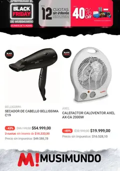 Vista previa Musimundo Black Friday válido desde el 27.11.2025 | Página: 5 | Productos: Calefactor