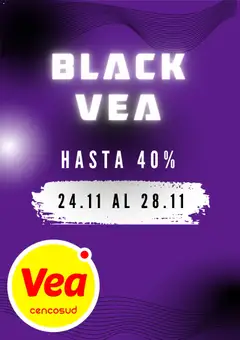 Vista previa Vea - Black Friday válido desde el 24.11.2025
