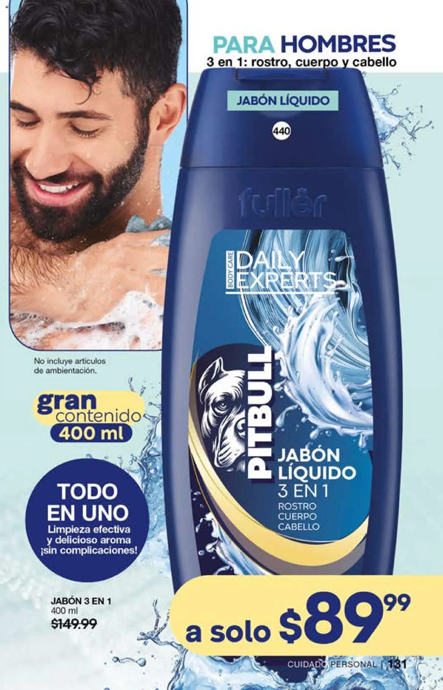 Nuevas ofertas de Fuller válidas en toda la República Mexicana desde el 15.04.2026. ¡Encuentra las mejores ofertas en Fuller campaña 1 2026! | Página: 133 | Productos: Jabón líquido, Body, Jabón