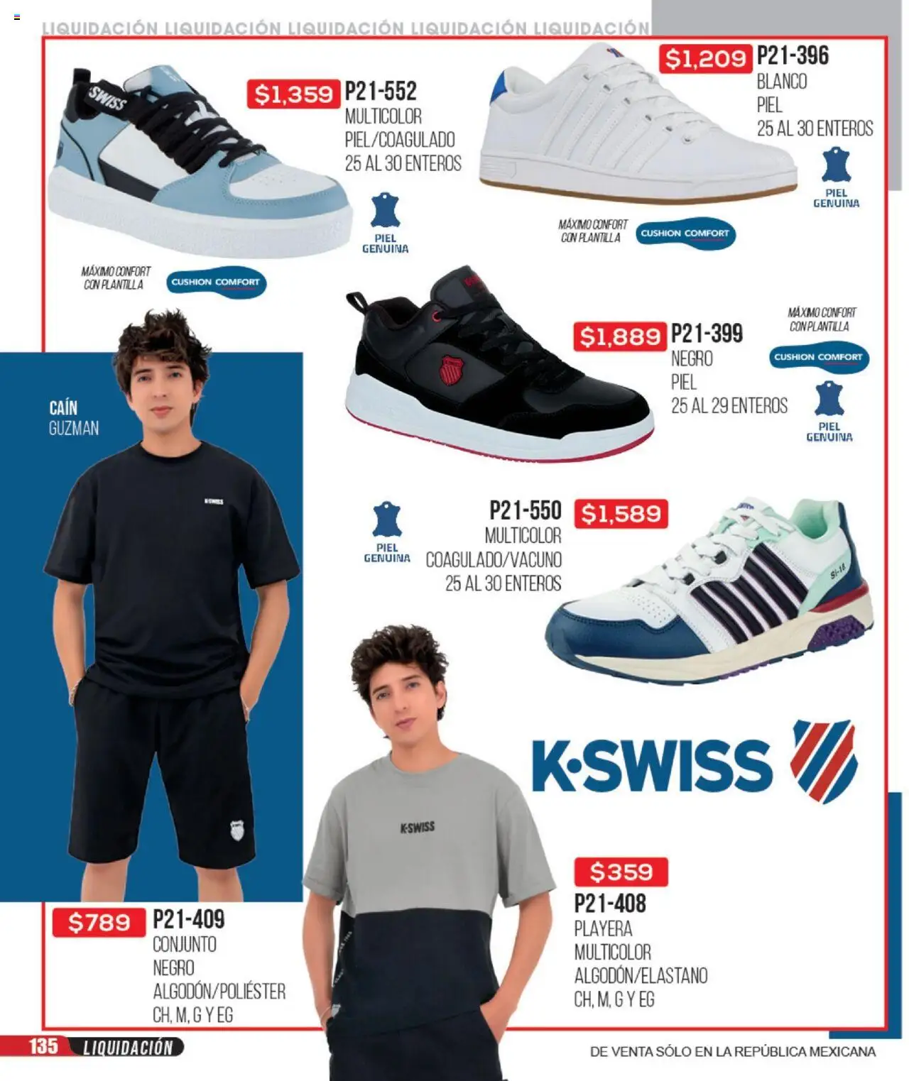 Nuevas ofertas de Cklass válidas en toda la República Mexicana desde el 09.09.2025. ¡Encuentra las mejores ofertas en Cklass - Catálogo Liquidacion Calzado! | Página: 136 | Productos: Playera, Conjunto