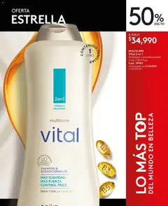 Ésika catálogo -  Vista previa de la revista de la tienda Ésika valido desde el 13.03.2026 | Página: 123 | Productos: Shampoo, Top, Acondicionador
