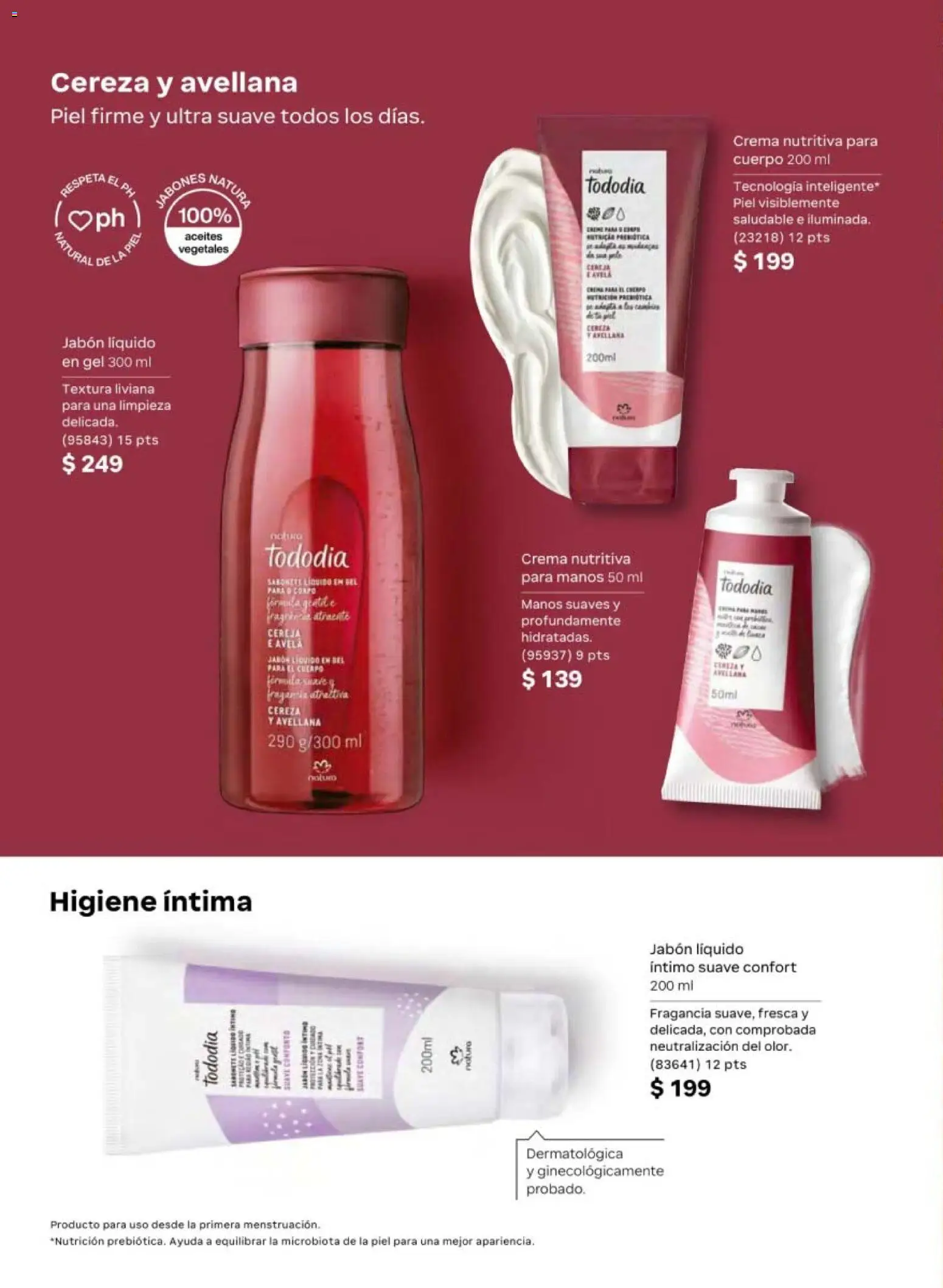 Nuevas ofertas de Natura válidas en toda la República Mexicana desde el 13.03.2026. ¡Encuentra las mejores ofertas en Natura campaña 5 2026! | Página: 108 | Productos: Jabón líquido, Crema, Fragancia, Jabón