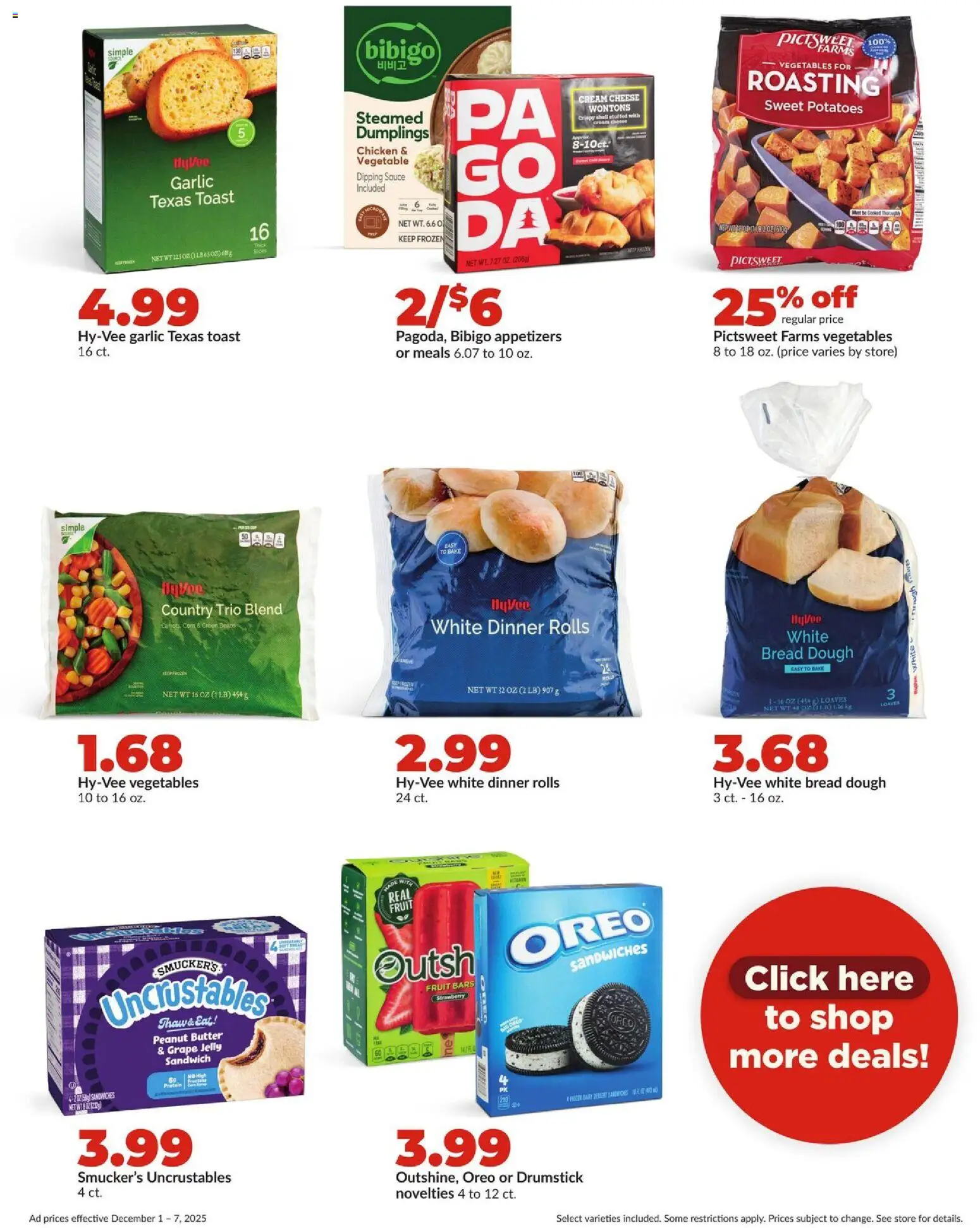 HyVee Weekly Ad - valid from 01.12.2025 | Page: 31 | Products: Cheese, Cream, Potatoes, Garlic
