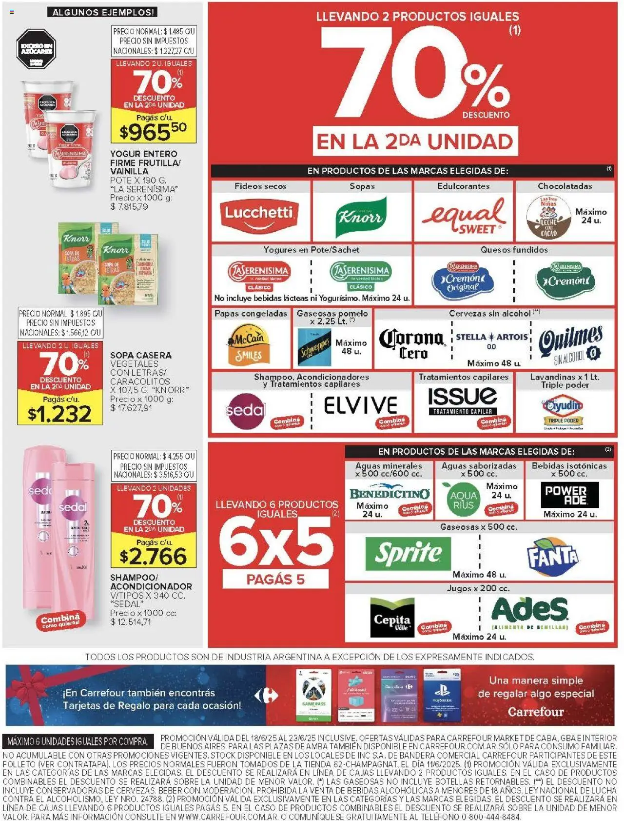 Carrefour Market catálogo │ válido desde el 18.06.2025 | Página: 2 | Productos: Caso, Sobre, Fideos, Cacao