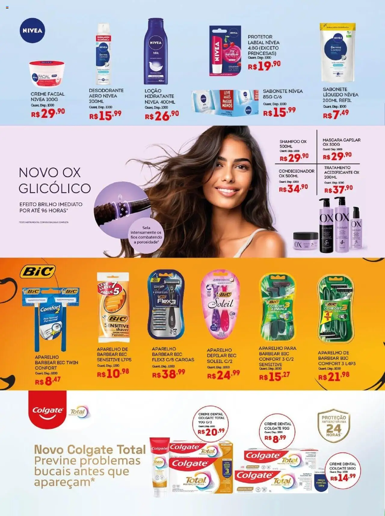 Bistek Supermercados Folheto - válido de 24.09.2025 | Página: 12 | Produtos: Creme dental colgate total, Condicionador, Aparelho de barbear, Creme dental
