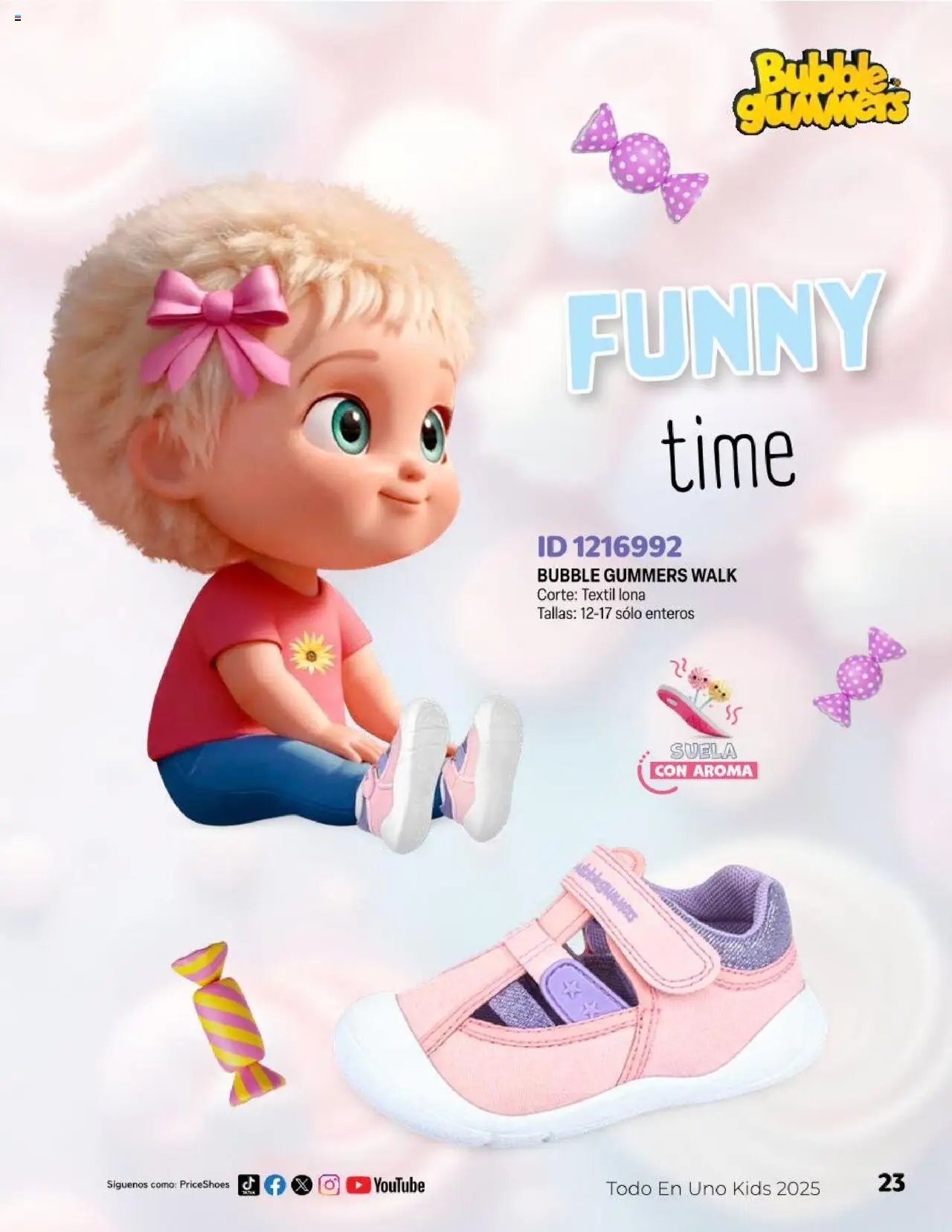 Nuevas ofertas de Price Shoes válidas en toda la República Mexicana desde el 23.04.2025. ¡Encuentra las mejores ofertas en Price Shoes catálogo Kids! | Página: 23 | Productos: Lona