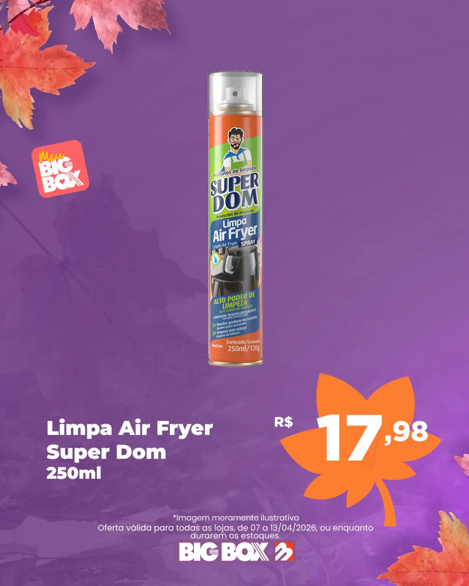 Big Box Folheto - válido de 07.04.2026 | Página: 8 | Produtos: Desengordurante, Air fryer