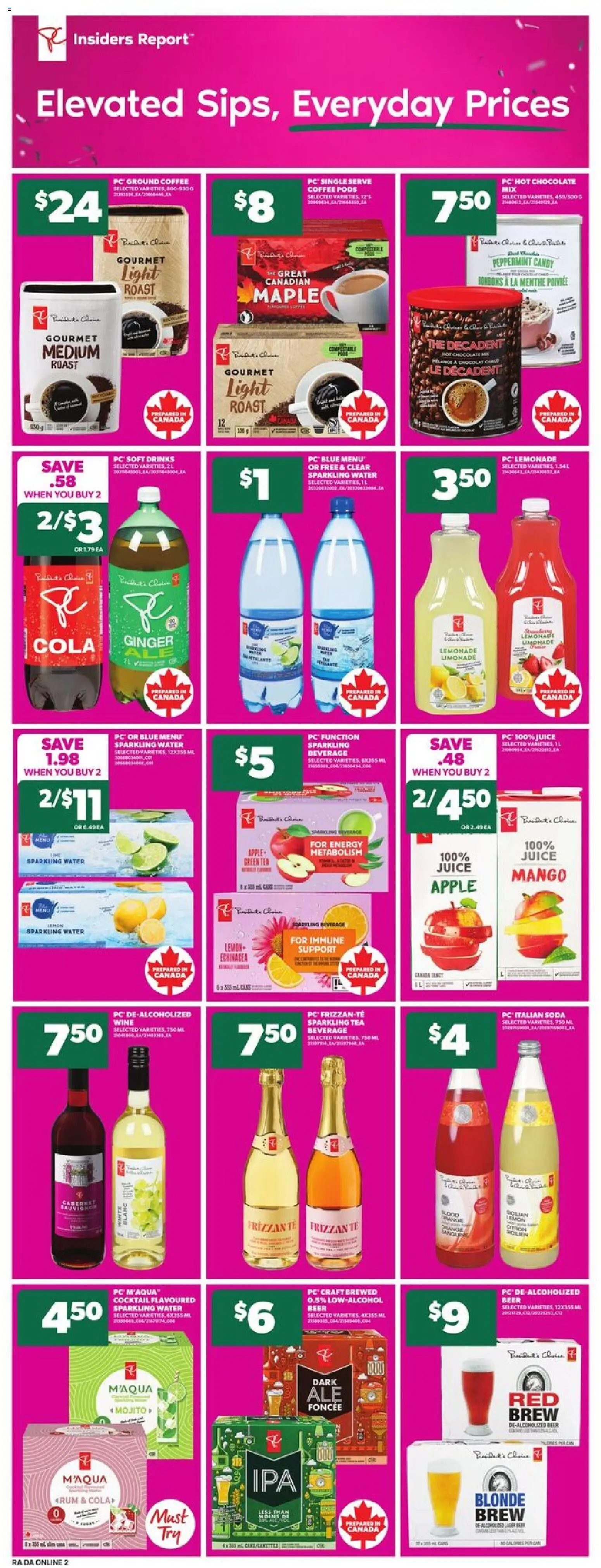Atlantic Superstore flyer valid from 27.11.2025 | Page: 10 | Products: PC, Coffee, Wine, Beer