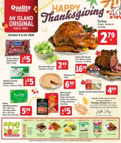 Preview of Quality Foods weekly flyer / circulaire from shop Quality Foods valid from 09.10.2025