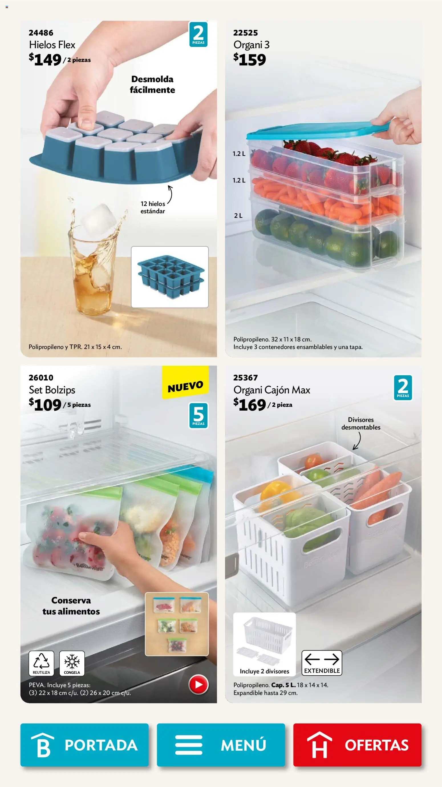 Nuevas ofertas de Betterware válidas en toda la República Mexicana desde el 05.01.2026. ¡Encuentra las mejores ofertas en Betterware campaña 1 2026! | Página: 66