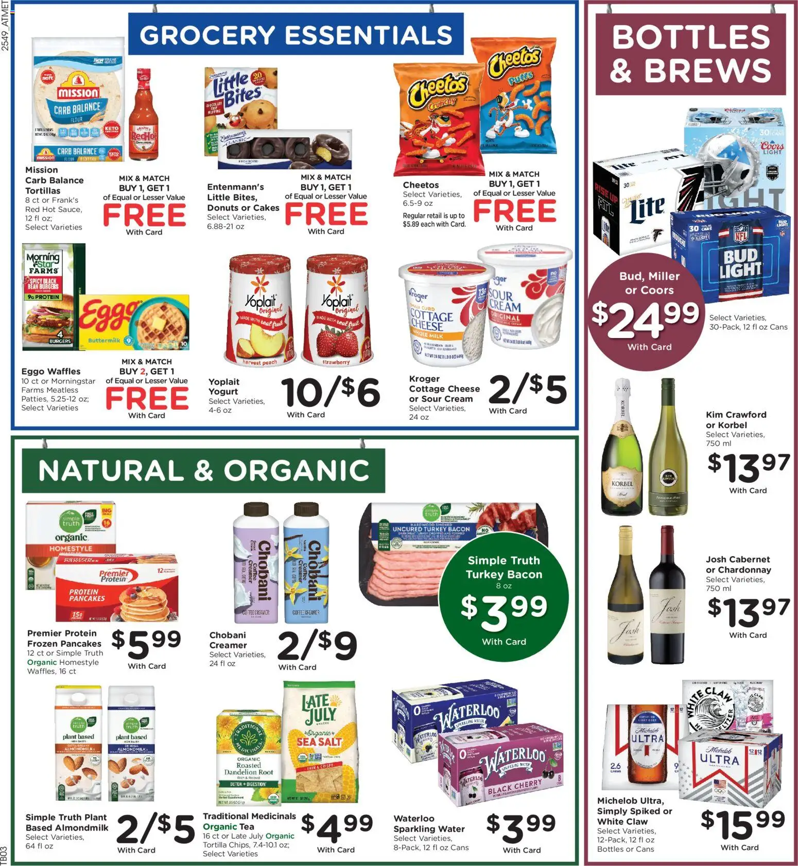 Kroger Weekly Ad - valid from 07.01.2026 | Page: 8 | Products: Yogurt, Sour cream, Cottage cheese, Peach