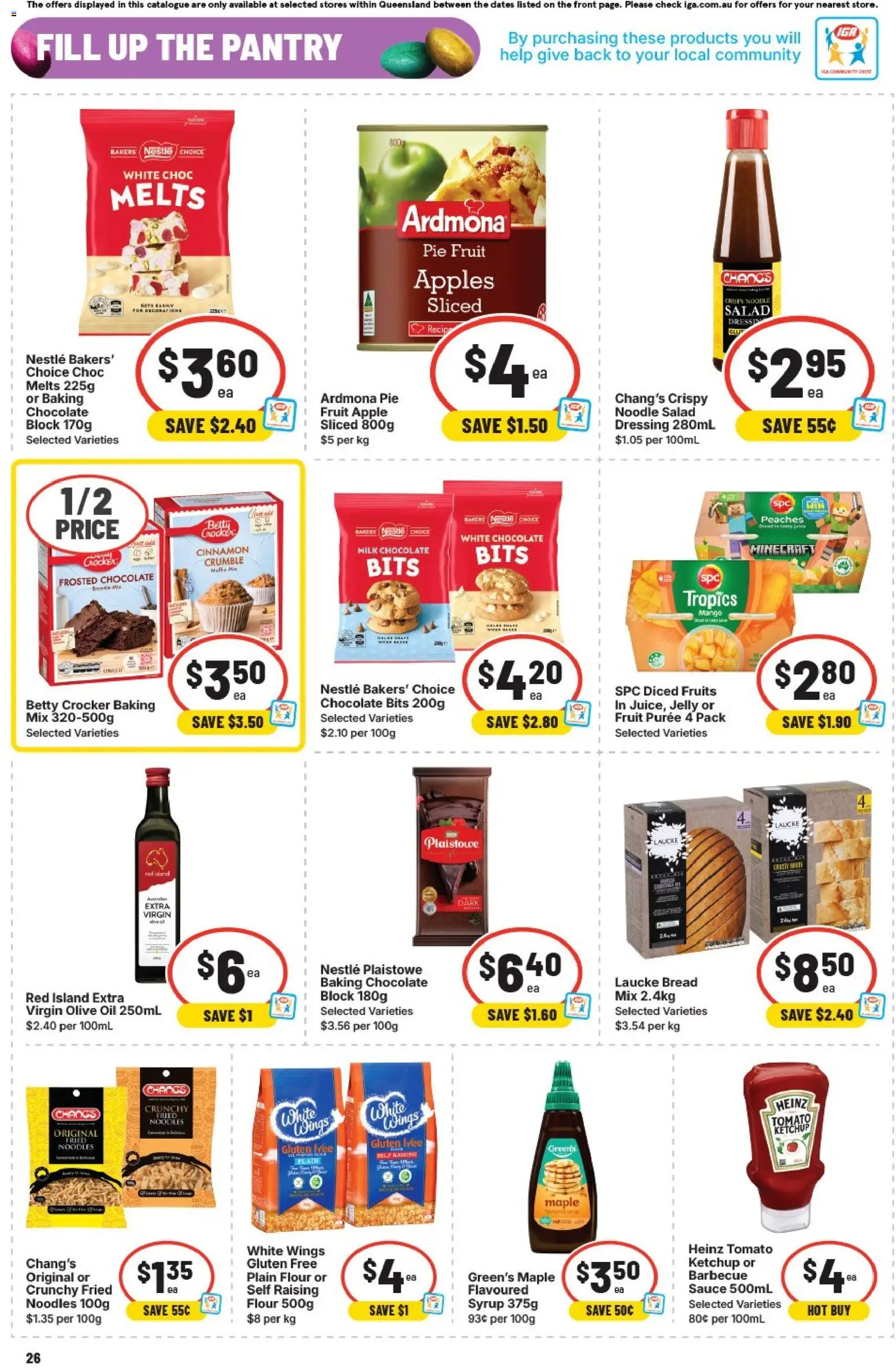 IGA catalogue - valid from 18.03.2026 | Page: 24 | Products: Honey, Pasta, Sauce, Chilli