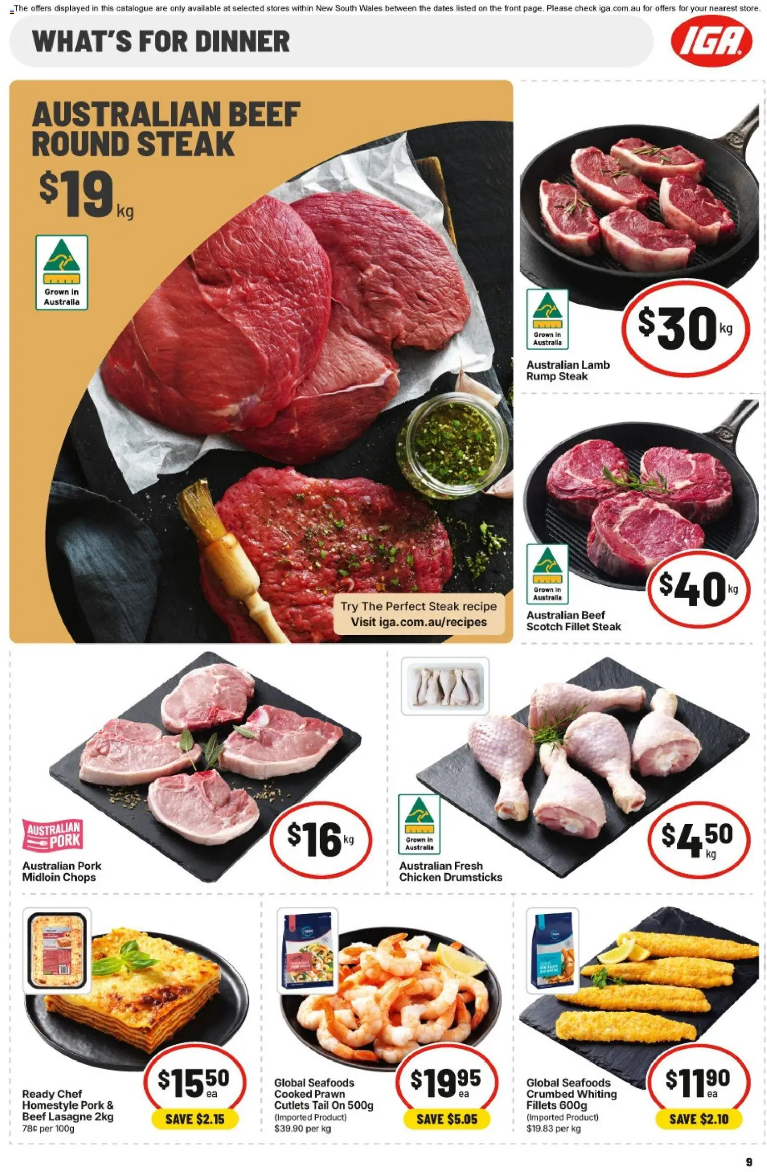 IGA catalogue - valid from 11.03.2026 | Page: 11 | Products: Chicken, Lamb, Beef, Scotch