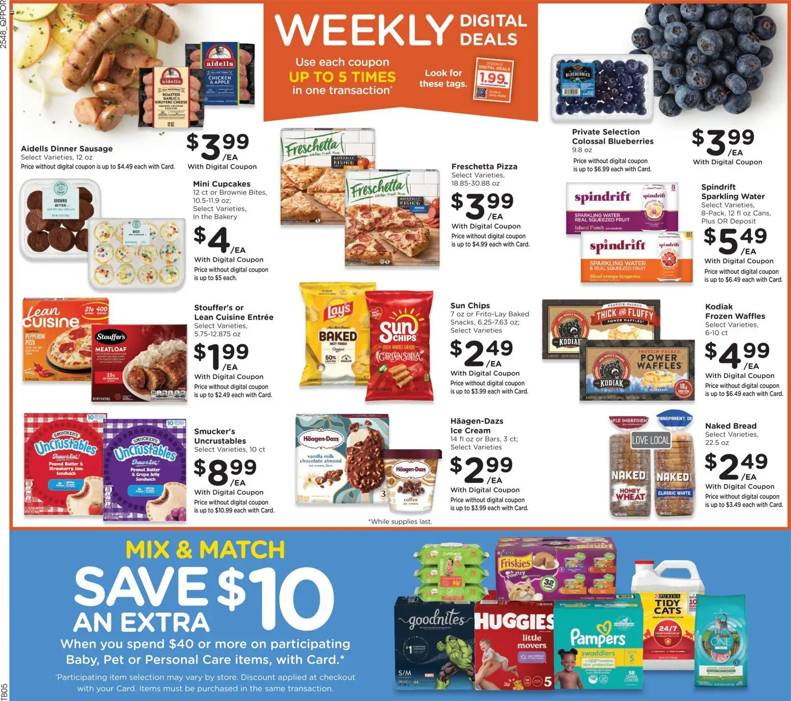 QFC Weekly Ad - OR - valid from 02.01.2026 | Page: 2 | Products: Milk, Chocolate, Water, Poultry