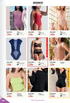 Vista previa de Andrea catálogo Outlet, nuevo folleto de la tienda, válido en México a partir del 02.11.2025 | Página: 238 | Productos: Algodón, Playera, Body, Camiseta