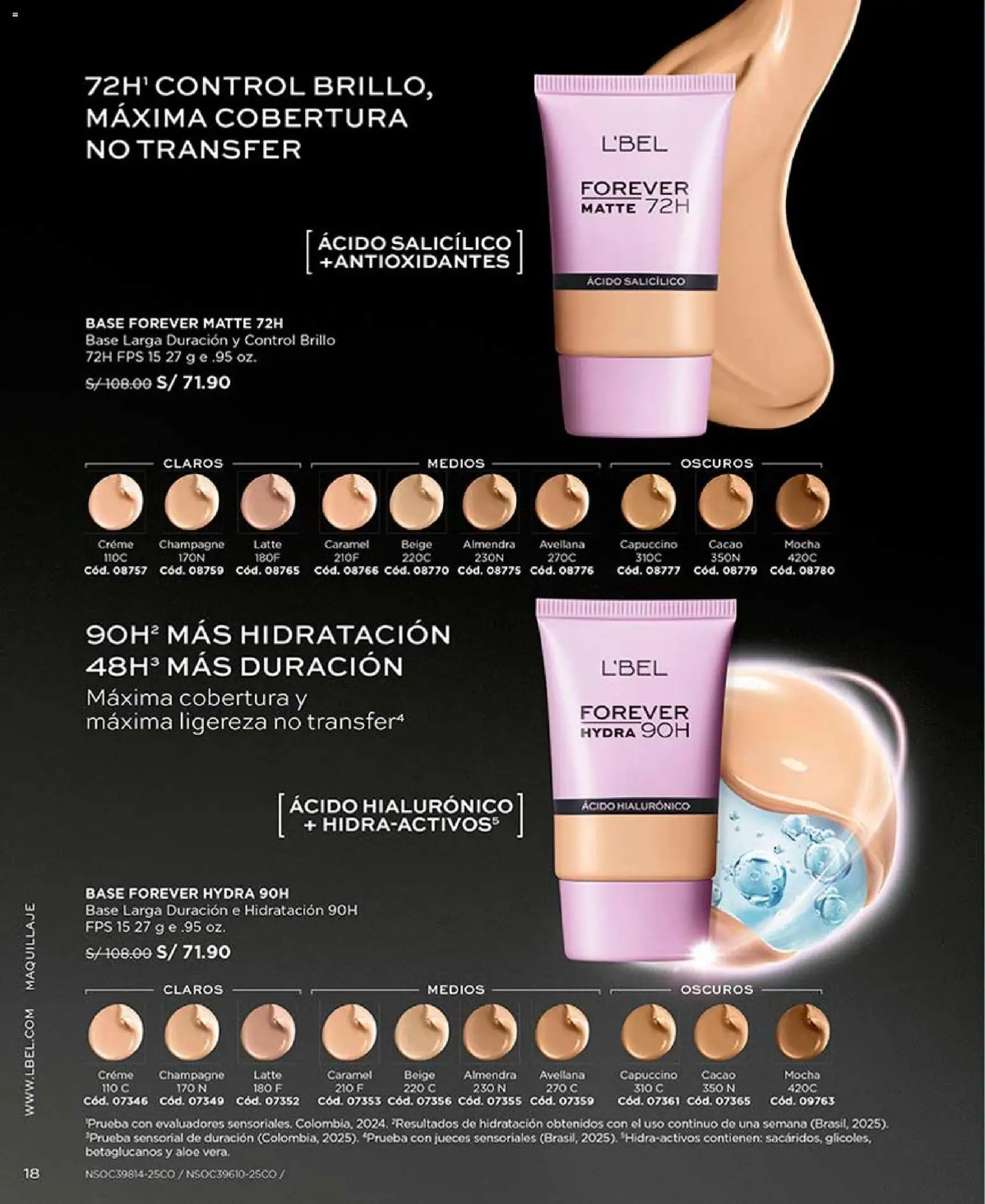 Catálogo L'Bel válido desde 25.04.2026 | Página: 20 | Productos: Maquillaje