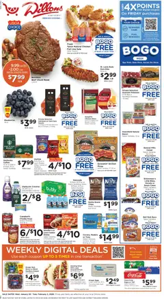 Preview of Dillons weekly ads valid from 28.01.2026